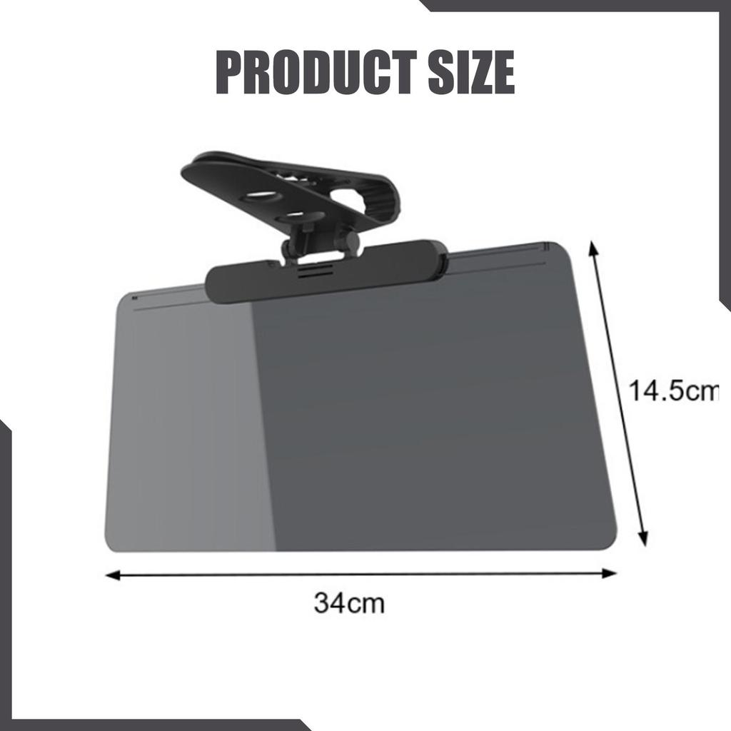 Car Sun Visor Extender Sun Blocker for Car Anti Glare Visor Windshield Sunshade Extender Sun Visor Extension for Vehicle Car