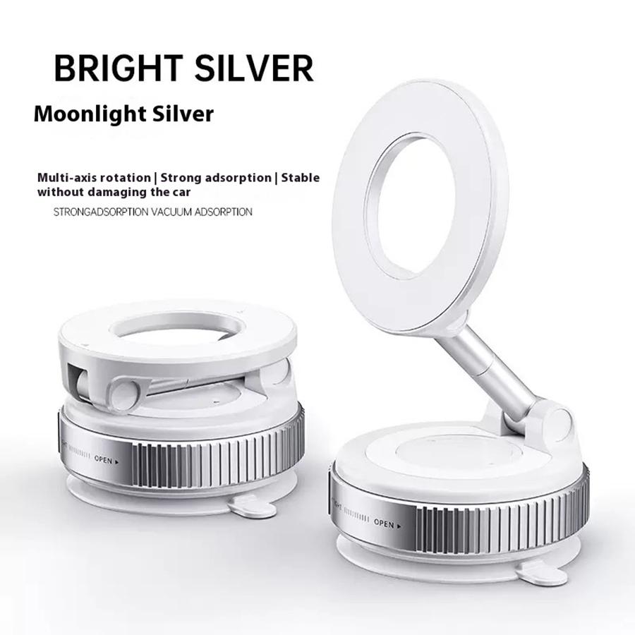 

Вакуумный адсорбционный автомобильный держатель магнитный держатель для телефона автомобильный с сильными магнитами поворот на 360° и регулируемый автомобильный держатель для телефона для iPhone 16 Samsung Xiaomi