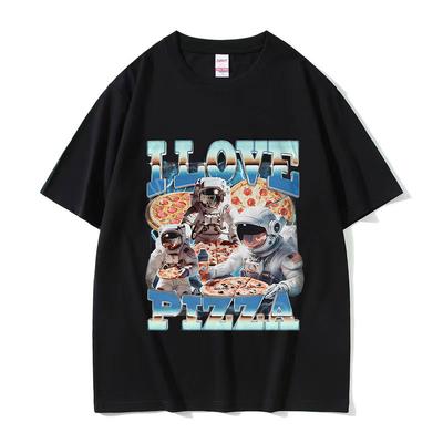 Funny I Love Pizza Meme T Shirt Men Women Vintage High Quality Fashion Tshirts Casual 100 Cotton Oversized Tshirt Streetwear