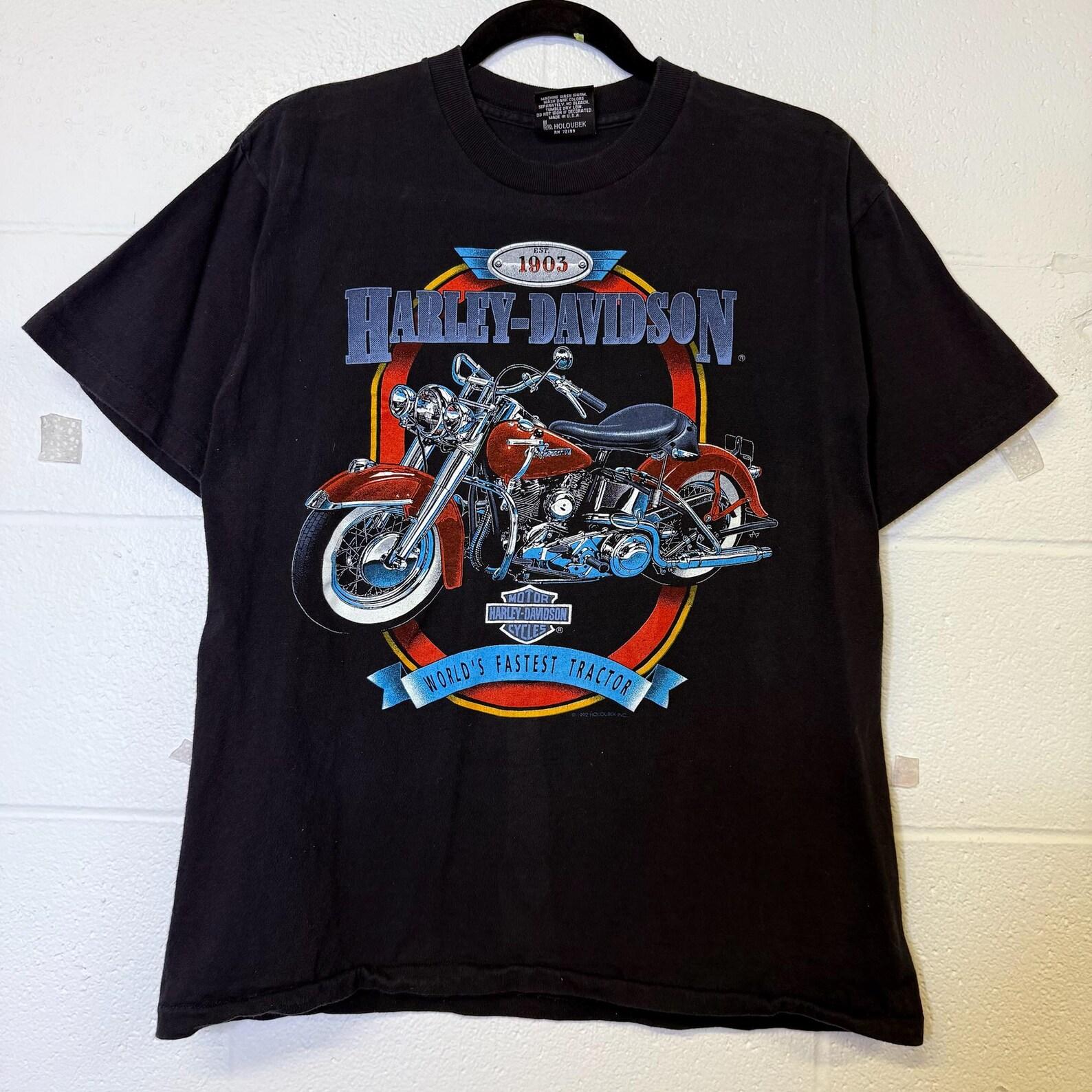 90 s Harley Davidson Honolulu Hawaii T shirt Sz M (B2525) L