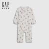 Infant Toddler Cute Bear Print Long-Sleeve Bodysuit