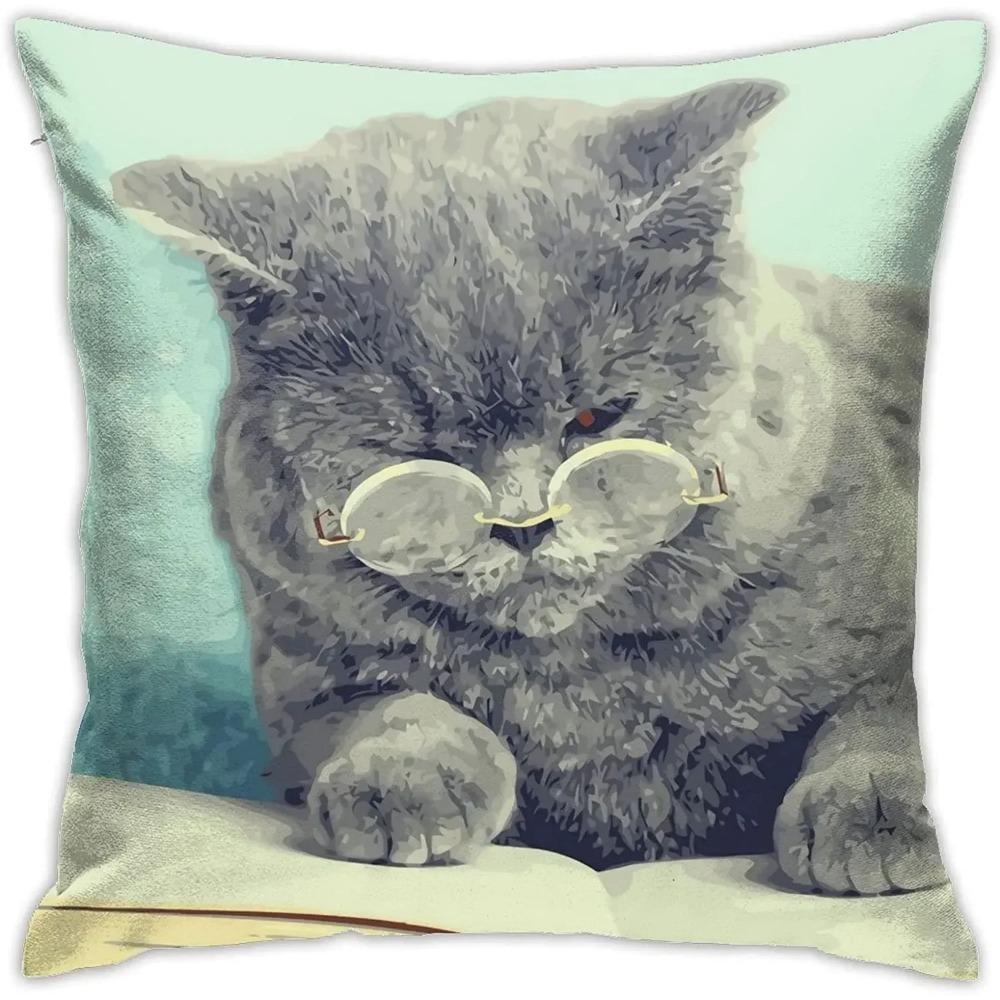 

Sofa Upholstery Cushion Cover Home Decor Soft Square Pillowcase Music Piano Keys Black 66x66cm