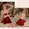 Satin & Lace Sheer Seductive Sleep Dress & Robe Set