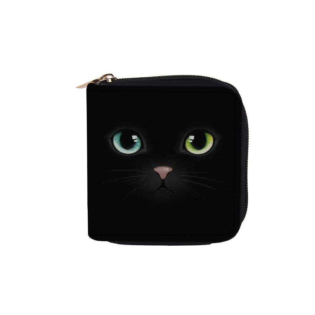 

Новый кошелек маленький с короткой молнией черный кот, кошелек.