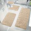 1-4 PCS Memory Foam Bathroom Mat Set - Ultra Absorbent, Non-Slip, Soft & Comfortable for Shower and Laundry Room Perfect for Home Decor