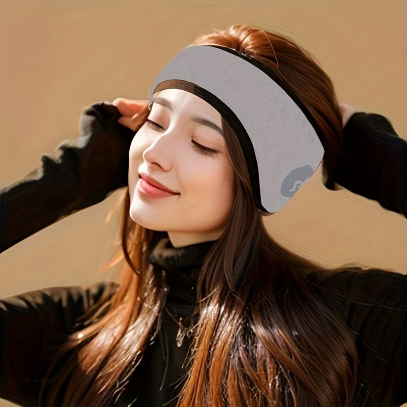 Women Hair Bands 1 Set Sound Proof Earmuffs for Sleeping Noise Reduction Winter Sports Cycling Universal Eye Mask