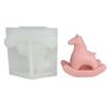 Horse Shape Silicone Molds for Handmade Candle Soap Easy Demolding Multipurpose Animal Silicone Mould for Resin Casting