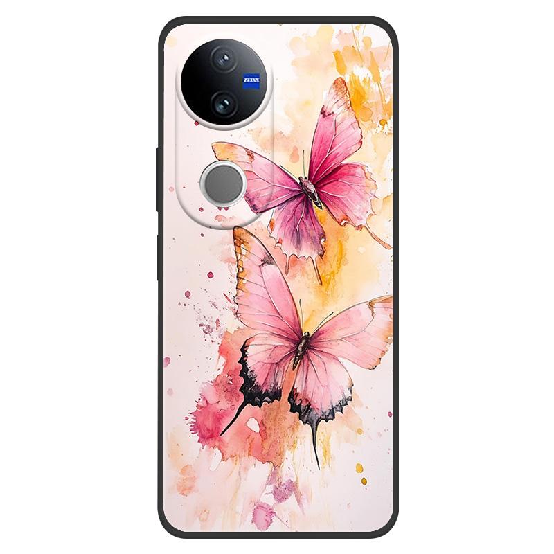 Marble Case For Vivo V50 5G Case Lovely Painted Silicone Back Cases Cover For Vivo V2427 V 50 Coque Anti Drop Protective Fundas