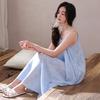 Cool Suspender Nightdress Thin Tencel Lyocell with Chest Pad Summer Women's Loungewear Breathable 1011 New Models