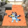 Bluey Bingo Adventure Carpet Suitable for Balcony Entryway Hallway Dining Room Antislip Carpet Decorate Offices Perfect Gift for Friends & Family