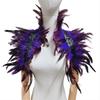 Gothic Style Feather Fake Collar Natural Feather Cape  Party Holiday Dress Up Cosplay Costumes