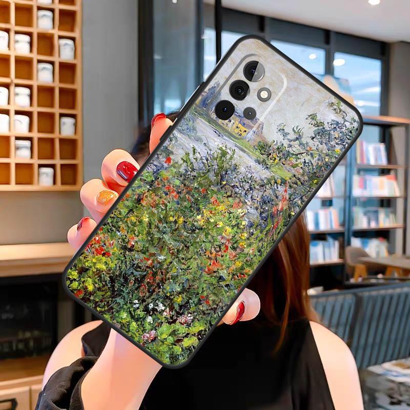Pojemnik na obraz olejny w stylu Moneta dla Samsung Galaxy A13 A36 A56 A23 A52 A32 A12 A54 A34 A14 A16 A26 A33 A53 A15 A35 A55