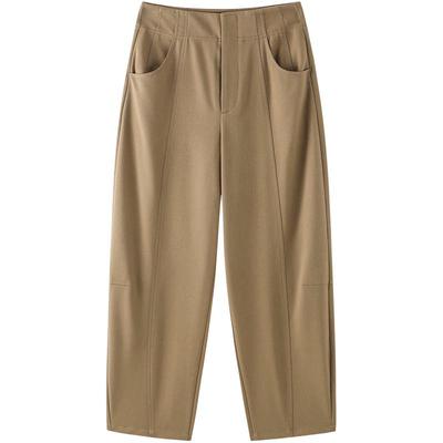 Women's High-Waist Tapered Casual Pants