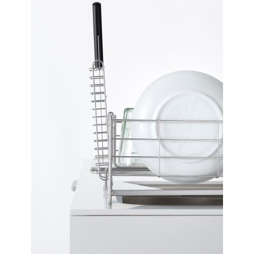 Yoshikawa Attachment Knife Stand, Silver, 9.3 x 4.8 x 21 cm, 1305452