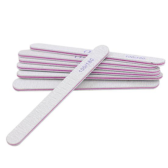10Pcs/Set Nail Shiner File Effective Easy-using Simple Nail Art Manicure Buffer for Home