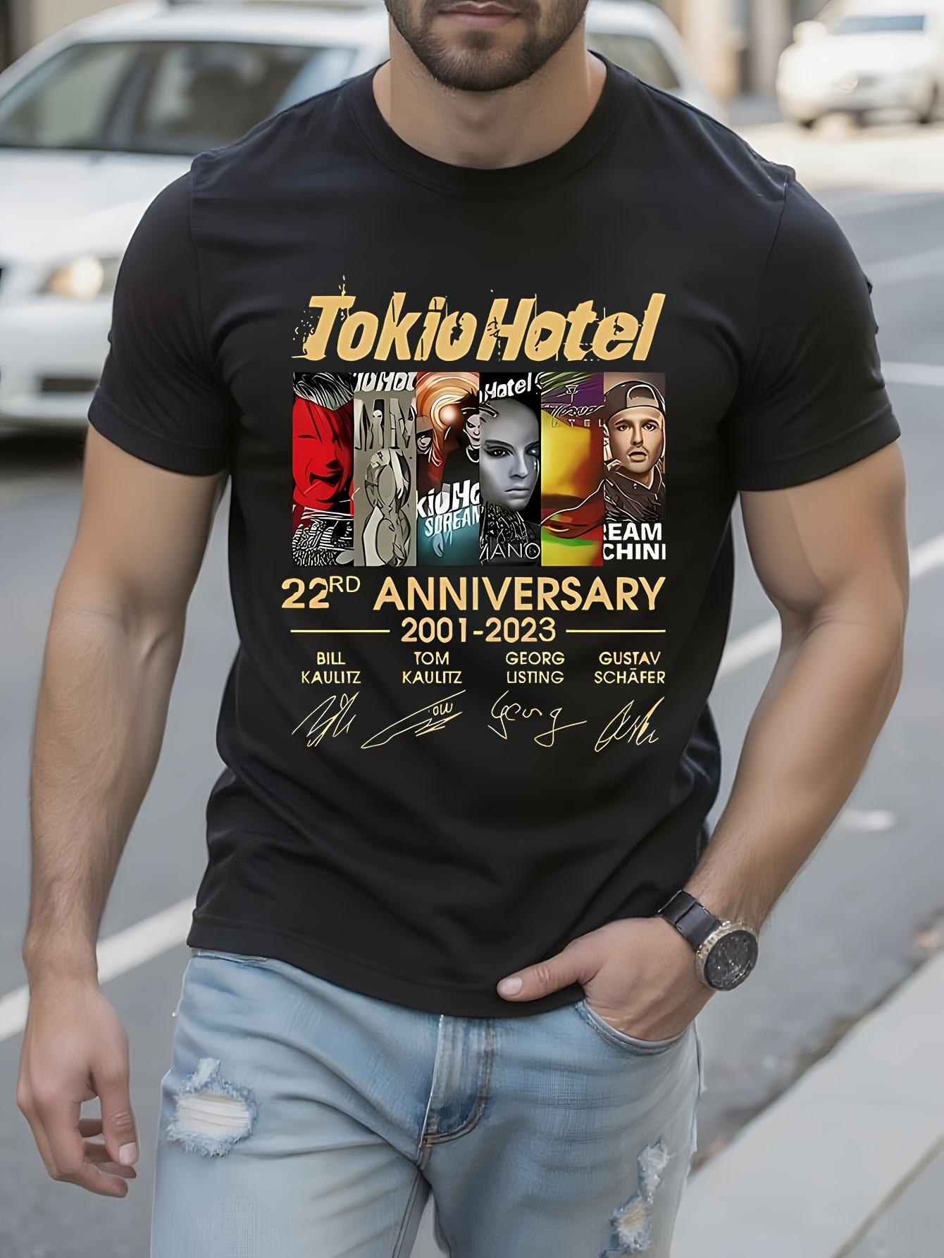 Tokio Hotel 22nd Anniversary Band Graphic Tshirt Graphic ... XXL