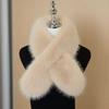 Damen-Doppelseitiger Magnetischer Fuchsfellschal: Warmer, Modischer Kunstpelz-Schal für den Winter