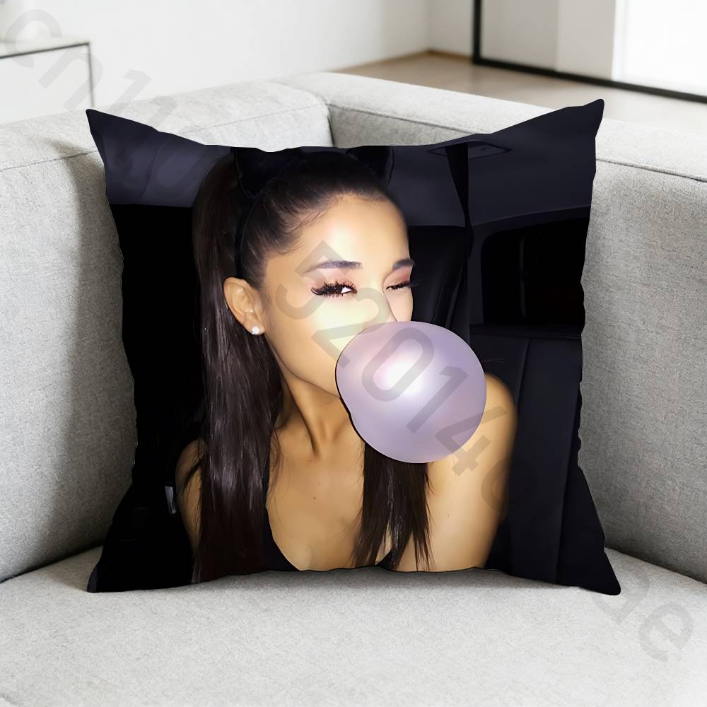 Singer AAriana Grande Pillow Cover Living Room Sofa Cushion Cover Bedroom Room Bed Pillow Cover Home Decoration