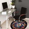1pc Office Carpet Chair Mats Colorful Butterfly Mandala Perfect for Decorating Office Chairs, Living Rooms, Or Bedrooms.YDT180