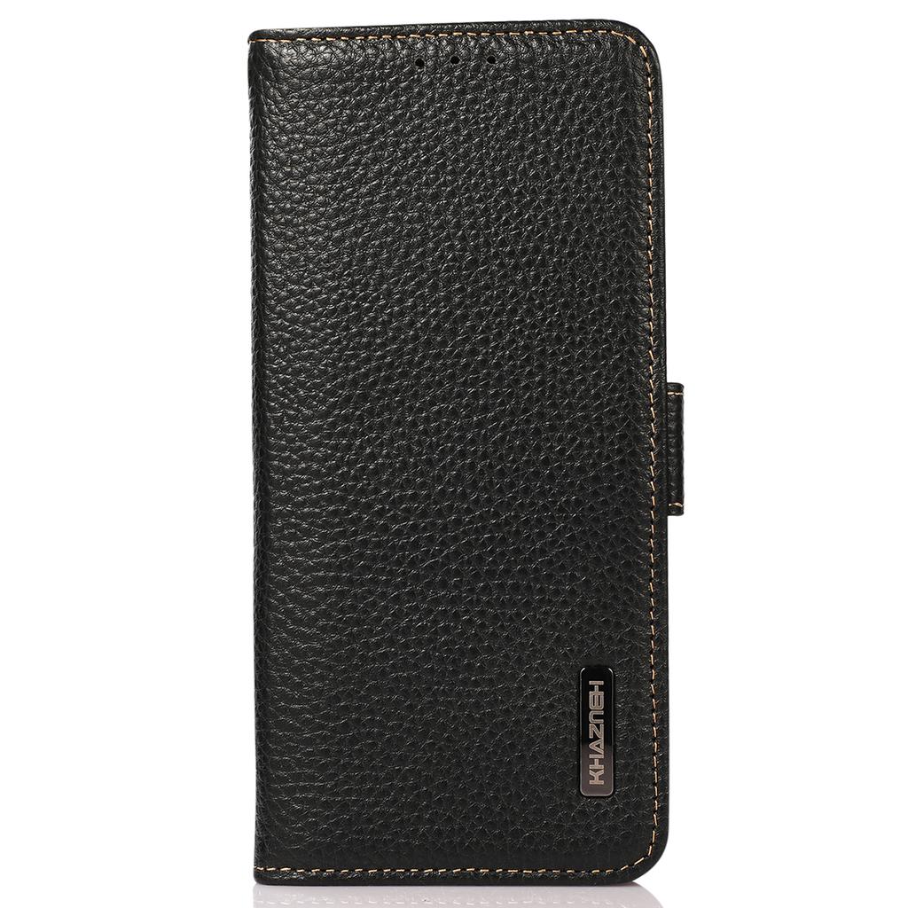 for OnePlus Nord 5 5G Phone Case Genuine Cow Leather Cover RFID Blocking