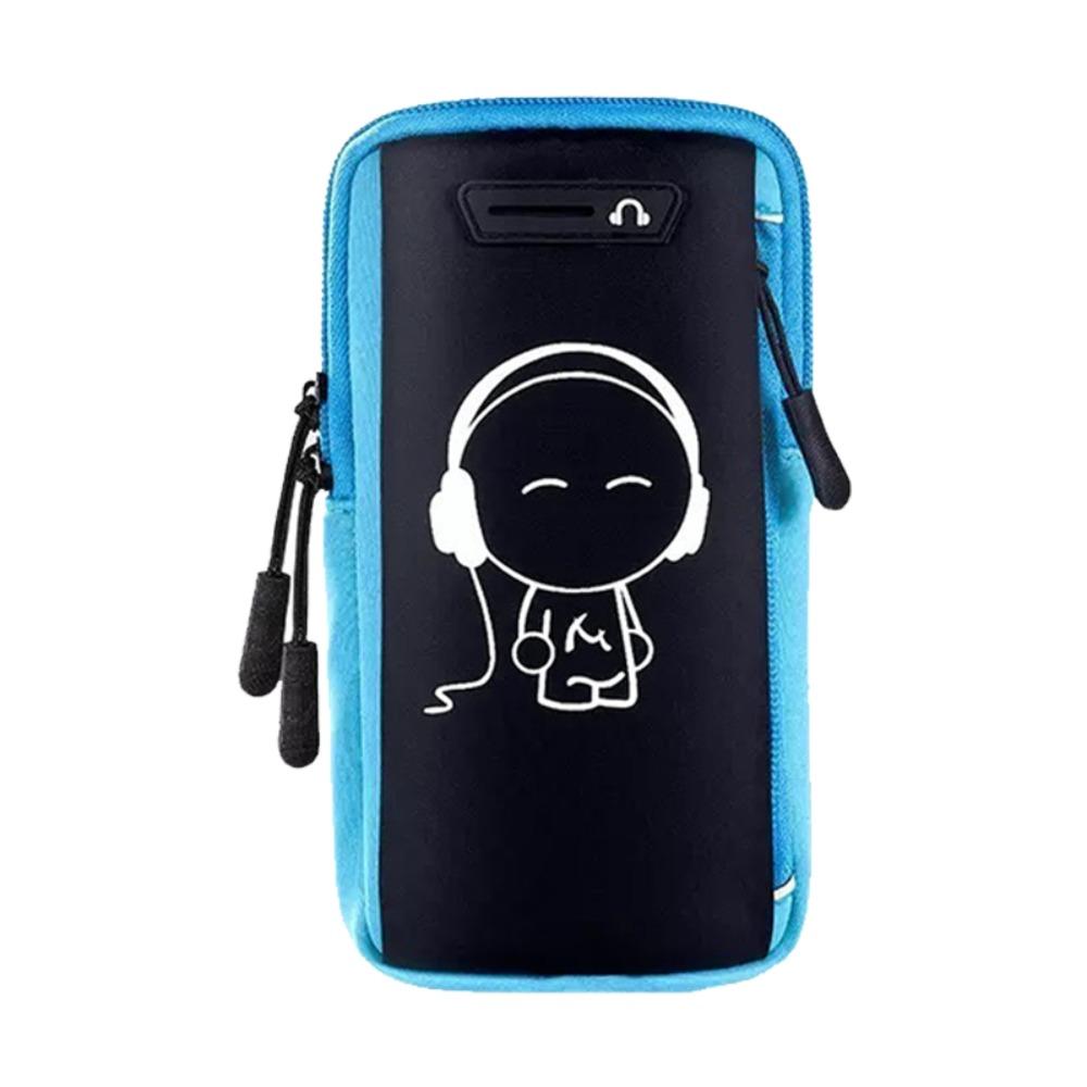 Staubdichte Handy-Handgelenktasche Stoßfeste Sport-Armtasche Leuchtende Lauf-Handytasche Radfahren