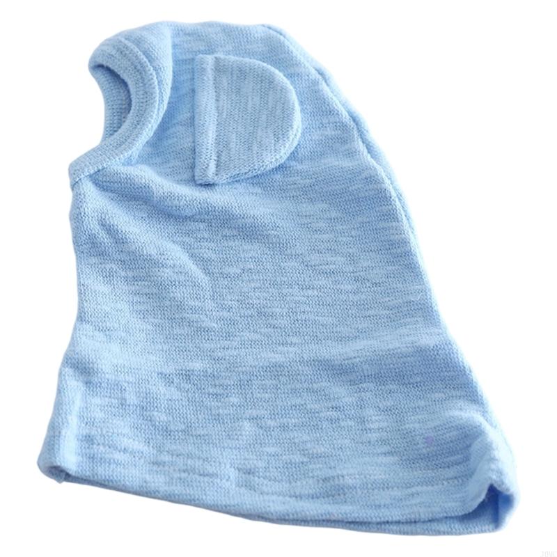 Dog Knitted Hat Pet Calming Headwear for Puppies and Cats Ear Cover Warm Hat Comfortable Wear J0MC