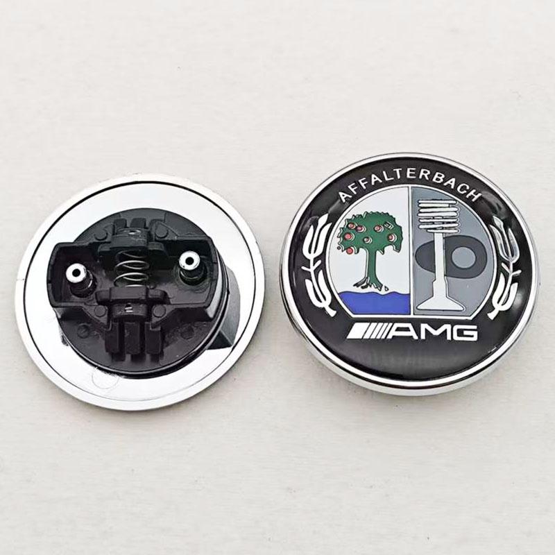 

57mm Hood Star Emblem Cover Badge for Mercedes Benz W203 W204 W212 W213 W221 W222 C E S Class Car Exterior Accessory