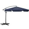 Folding Garden Parasol 6-Segment 350 Cm With Cover Plonos Pl-880