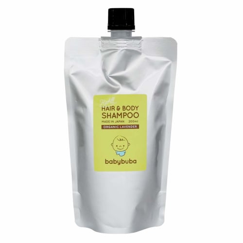 

Babybuba Organic Baby Shampoo, Hair & Body Foam Type, Baby Skincare, Full Body, Relaxing Effect, Made in Japan (Suitable for Newborns and Up) [Refill]