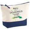 Trousse de maquillage - PLANETEE - Merci d'être un Snowboardeur Inoubliable - Grand format - Coton - Impression sublimation HD