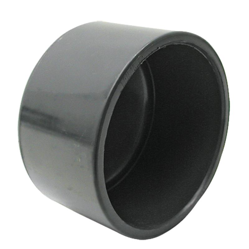Glued plug cap PVC-U DN 40 internal diameter 50 31 PN 16 bar for hose