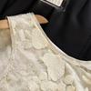 Shechi New Chinese Style Sequin Embroidered Mesh Vest