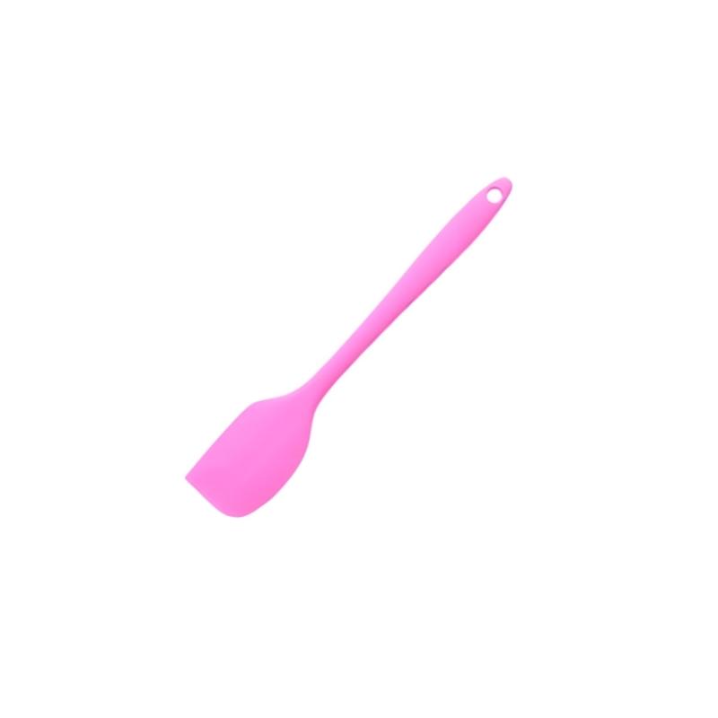 Silicone Spoon Heat Resistant Kitchen Spatula Frying Pan Shovel Mixing Scraper Bakeware Utensil Handle Scraper Cookware Tool