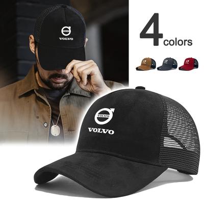 Casquette de Baseball Décontractée Réglable avec Logo de Voiture Chapeau de Soleil Respirant pour Volvo XC90 V60 XC60 V40 S60 S90 C40 XC40 V70 C30 C70 EX90 Rdesign
