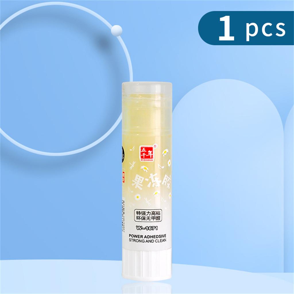 9g Wqn Jelly Color Solid Glue Stick School Office Supply Acr Adhesive Child Student Bonding Paper Crafts Tool Stationery Gift