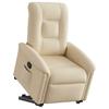 Recliner with Lift Assist Cream Fabric