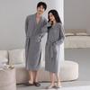 Reiner Baumwolle Paar Nachthemd Damen Herbst Große Größe Langärmlig Frühling und Herbst Herren Lockere Loungewear Hotel Bademantel Yukata