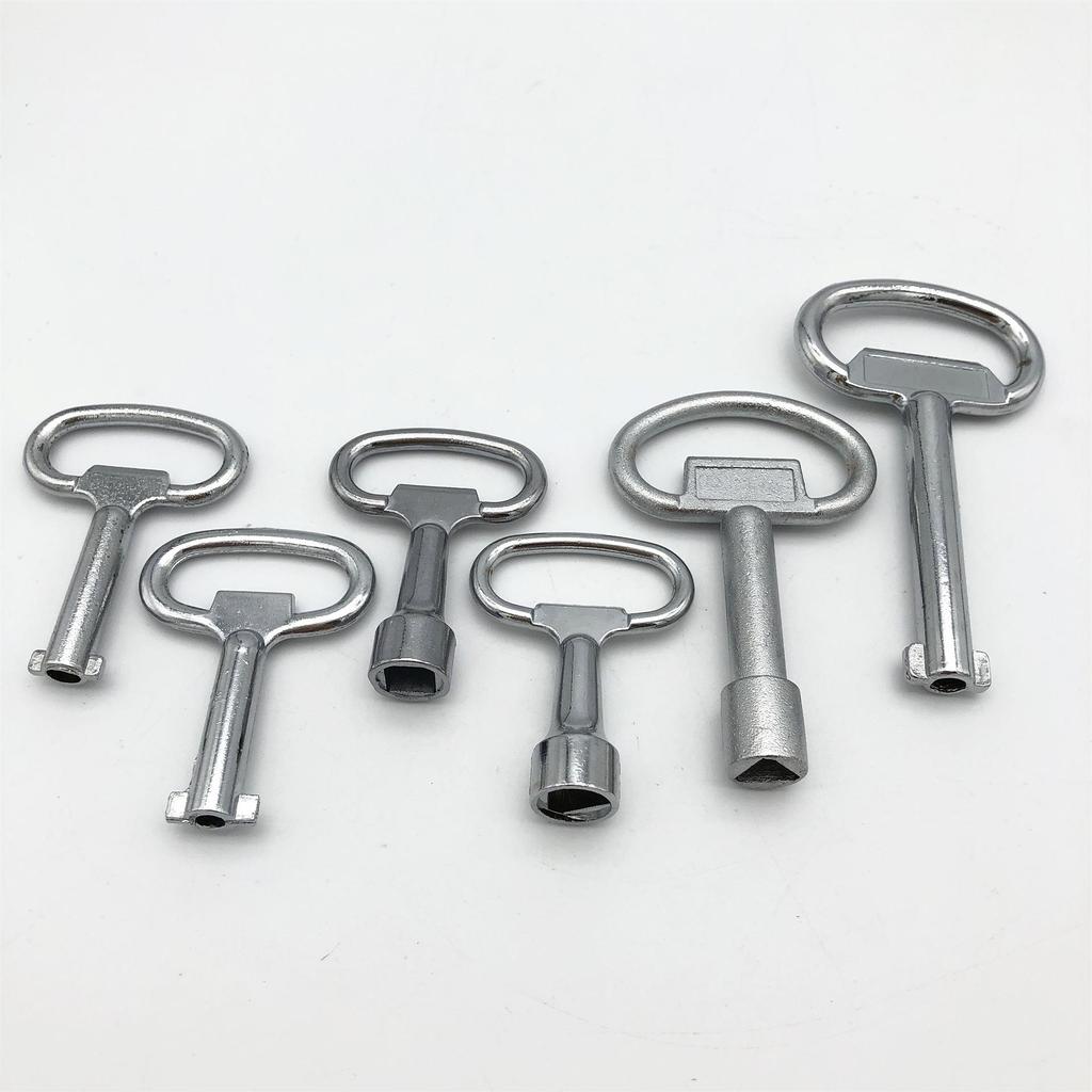 Universal MS705 Key for Triangle & Four-Corner Cabinet, Elevator Door & Water Meter Box Locks.
