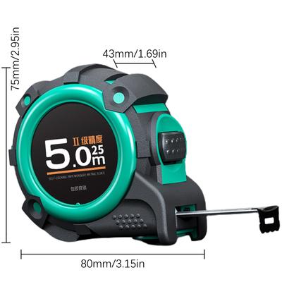 Upgraded Measuring Tape with Self Locking Accurate & Ruler Suitable for Home & Industrial Measurements