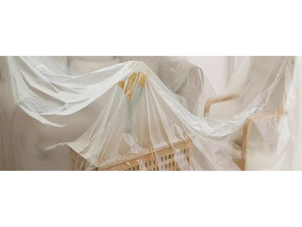 Disposable Dustproof Plastic Furniture Cover for Renovation