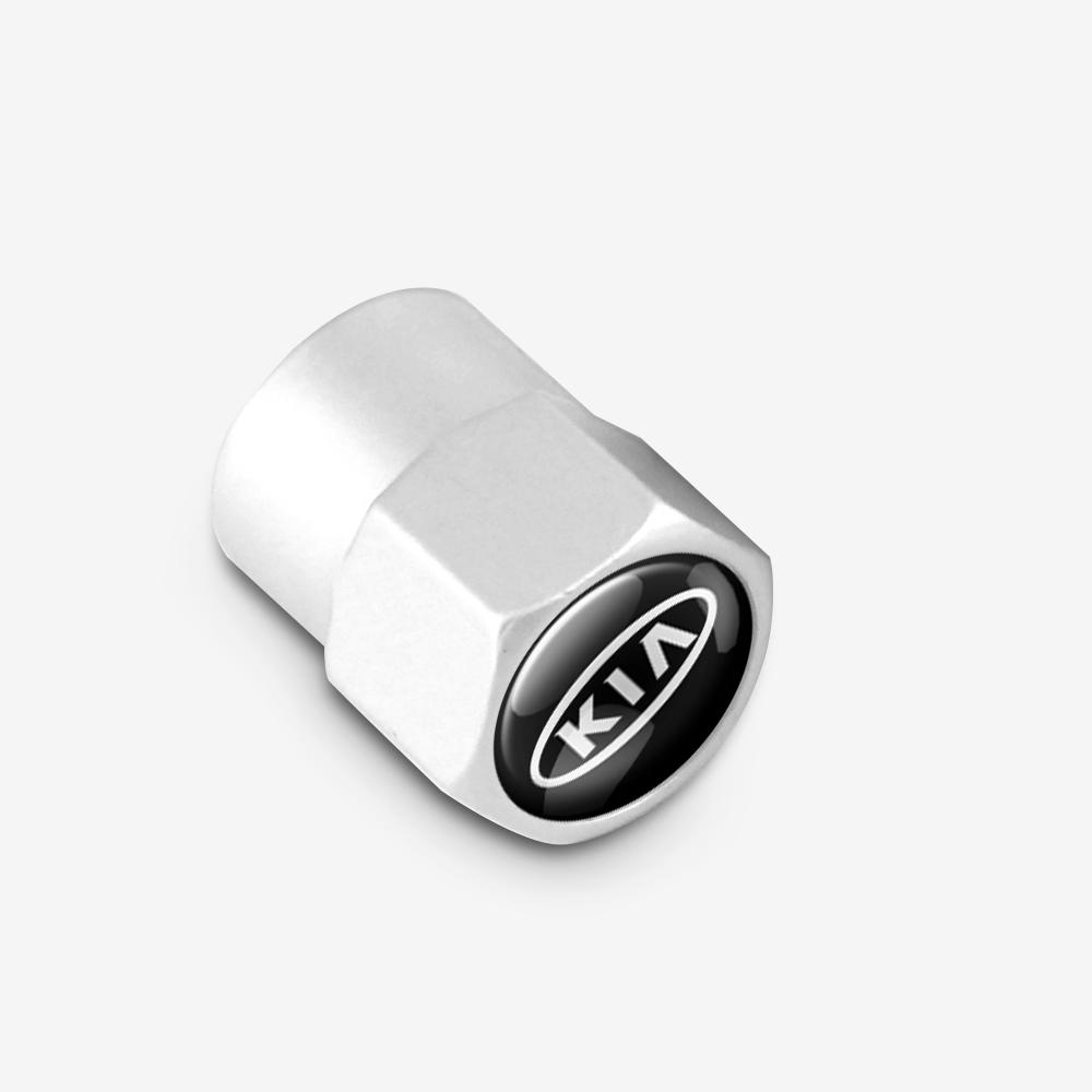 AANC1 Car Tire Valve Caps Auto Wheel Tire Air Valve Stem Cover Tyre Rim Stem Covers For Kia Sportage Ceed Sorento Cerato Optima Soul