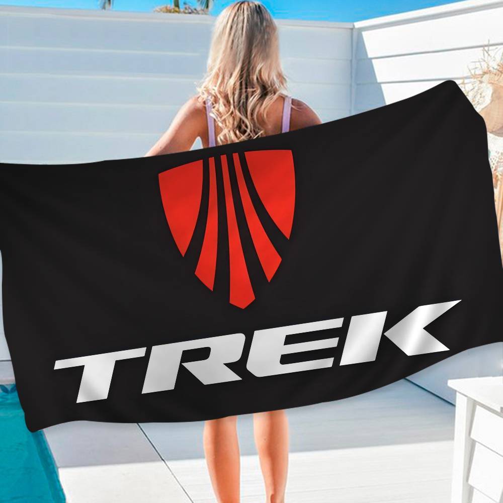T-TREKS Bicycle Microfiber Blanket Quick Drying Beach Towels Oversized Printing Super Absorbent Pool Towel Blanket