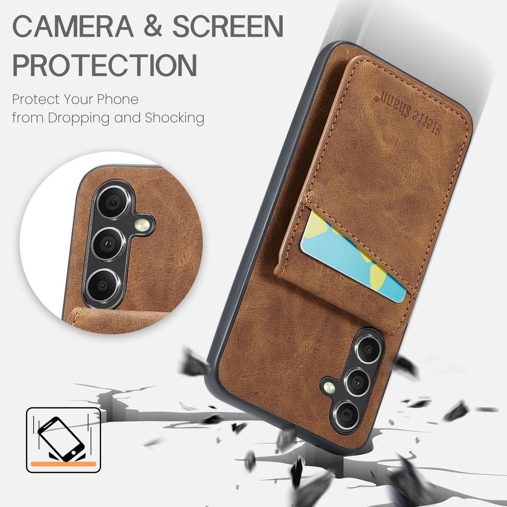Para Capa de Celular Samsung Galaxy A34 5G à Prova de Choque PU+TPU