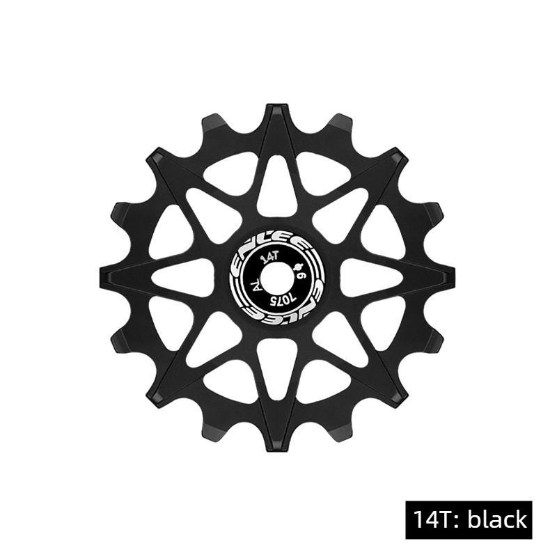 10T/12T/14T/16T Bicycle Rear Derailleur Ceramic Jockey Wheel Pulley Wheel for Mountain Road Bike  Lightweight Low Friction