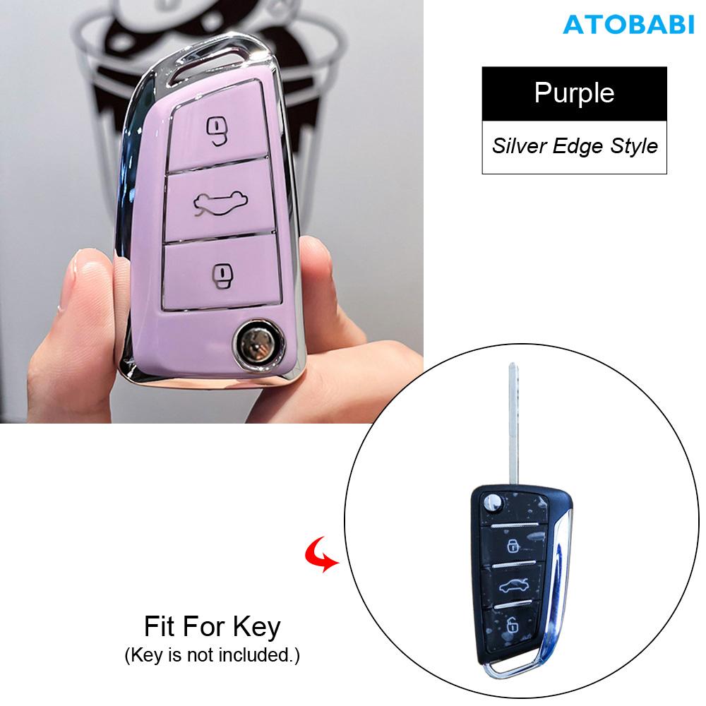 Tpu Car Key Cover Folding Remote Control Fobs Shell Case Keychain Holder Auto Accessories For Jac S3