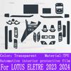 For LOTUS ELETRE  2024 S+ R+ Car Gearbox Panel Film Dashboard Protective Sticker Interior Screen Anti-Scratch Accessories