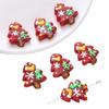 1pc/bag Christmas Series Glazed Colored Hand-Painted Beads DIY Bracelet Necklace Earrings Jewelry Accessories