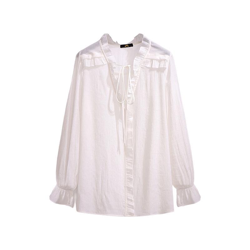 Clearance Sale: Plus Size Women's Spring/Autumn Shirt & Overalls Travel Set for Slightly Chubby MM