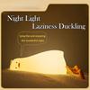 AmmToo Led Children Night Light Laziness Duckling Rechargeable Lamp USB Silicone Squishy Sleeping Bedroom Desktop Decor Lamp