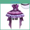 Costume Cosplay Puella Magi Madoka Magica en Tissu Satiné Pour les Fans de Jeu de Rôle Anime